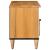 Cabinet TV natural 100 x 33,5 x 46 cm Lemn de mango solid GartenMobel Dekor