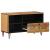 Cabinet TV natural 80 x 33,5 x 46 cm Lemn de mango solid GartenMobel Dekor