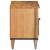 Cabinet TV natural 80 x 33,5 x 46 cm Lemn de mango solid GartenMobel Dekor