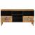 Cabinet TV natural 100 x 33,5 x 46 cm Lemn de mango solid GartenMobel Dekor