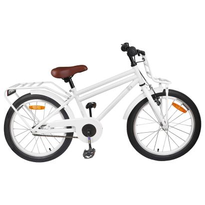 Bicicletă pentru Copii 18 Inci pentru 5-7 ani Alb GartenMobel Dekor