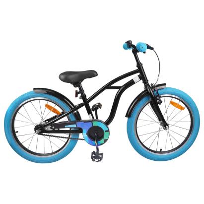 Bicicletă pentru Copii 22 Inci pentru 7-12 ani Negru GartenMobel Dekor
