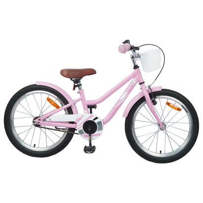Bicicletă pentru Copii 18 Inci pentru 5-7 ani Roz deschis GartenMobel Dekor