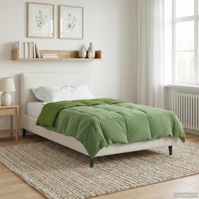 Duvet complet pe tot parcursul anului Patos Verde 140 x 220 cm GartenMobel Dekor