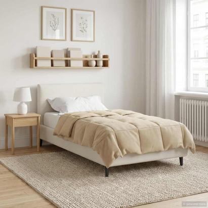 Duvet complet pe tot parcursul anului Patos Crem 135 x 200 cm GartenMobel Dekor