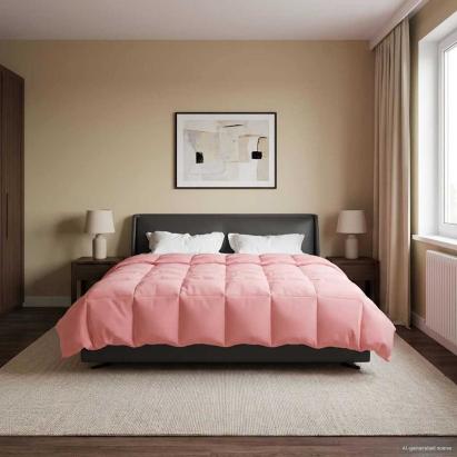 Duvet de iarnă Patos Roz 220 x 260 cm Microfibră GartenMobel Dekor