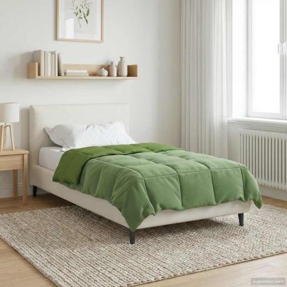 Duvet de iarnă Patos Verde 155 x 220 cm Microfibră GartenMobel Dekor