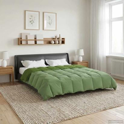 Duvet de iarnă Patos Verde 220 x 240 cm Microfibră GartenMobel Dekor