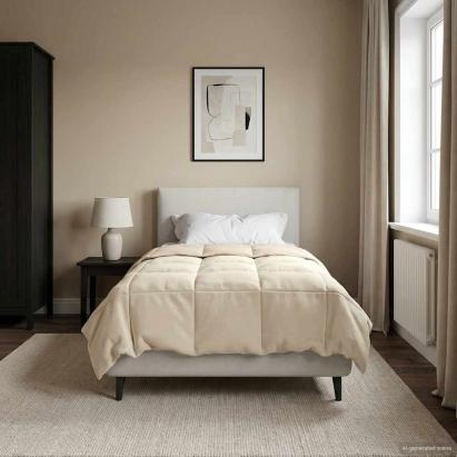 Duvet de iarnă Patos Crem 135 x 200 cm Microfibră GartenMobel Dekor