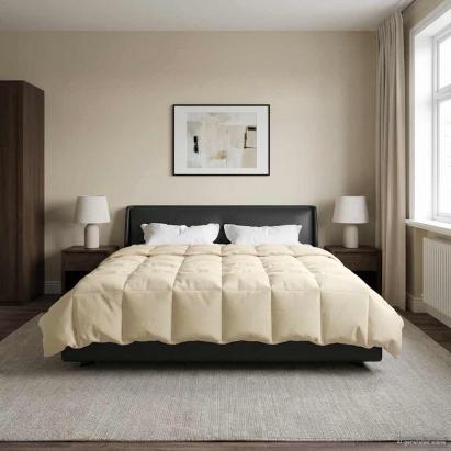 Duvet de iarnă Patos Crem 220 x 240 cm Microfibră GartenMobel Dekor