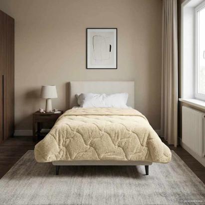 Duvet complet pe tot parcursul anului Patos Crem 155 x 200 cm GartenMobel Dekor