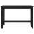 Birou Negru 112 x 50 x 75 cm Lemn de pin masiv GartenMobel Dekor