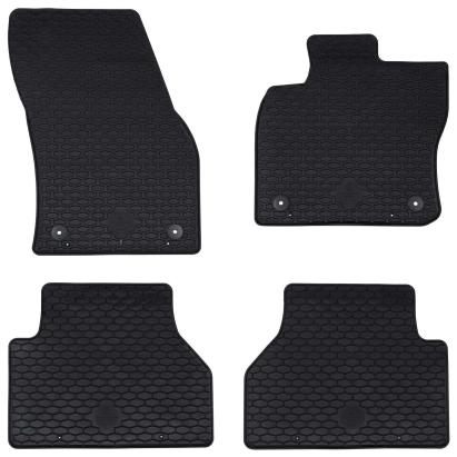 Covor pentru mașină 4 pcs Negru suitable for VW CADDY 2020- GartenMobel Dekor