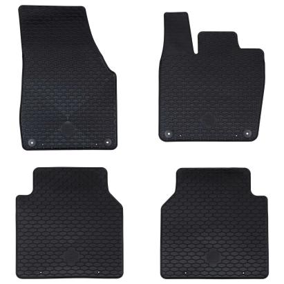 Covor pentru mașină 4 pcs Negru potrivit pentru VW ID.7 2023- GartenMobel Dekor
