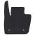 Covor pentru mașină 4 pcs Negru Cauciuc GartenMobel Dekor