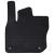 Covor pentru mașină 4 pcs Negru Cauciuc GartenMobel Dekor