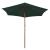 Umbrelă de soare cu stâlp de lemn 270 x 270 cm, verde GartenMobel Dekor