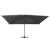 Umbrelă în consolă cu LED stâlp din aluminiu antracit 400x300cm GartenMobel Dekor