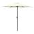 Umbrelă de soare grădină stâlp aluminiu alb nisipiu 270x246 cm GartenMobel Dekor