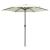 Umbrelă de soare grădină stâlp aluminiu alb nisipiu 270x246 cm GartenMobel Dekor