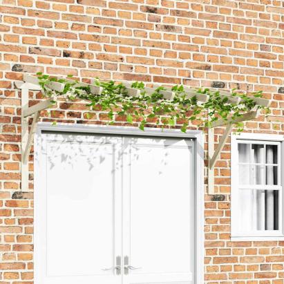 Copertină de ușă, 200x100x100 cm, lemn masiv de pin GartenMobel Dekor