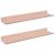 Raft suspendat Pe perete 2 pcs Roz 40 x 9 x 2,5 cm Oțel GartenMobel Dekor