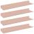 Raft suspendat Pe perete 4 pcs Roz 40 x 9 x 2,5 cm Oțel GartenMobel Dekor