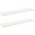 Raft suspendat Pe perete 2 pcs Alb 60 x 9 x 2,5 cm Oțel GartenMobel Dekor