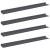 Raft suspendat Pe perete 4 pcs Antracit 80 x 9 x 2,5 cm Oțel GartenMobel Dekor