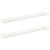 Raft suspendat Pe perete 2 pcs Alb 80 x 9 x 2,5 cm Oțel GartenMobel Dekor