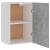 Dulap suspendat “Lyon”, gri beton, 39,5x31x60 cm GartenMobel Dekor