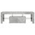 Comodă TV cu lumini LED, gri beton, 120x35x40 cm GartenMobel Dekor