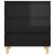 Servantă, negru extralucios, 60x35x69 cm, PAL GartenMobel Dekor