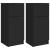 Servante, 2 buc., negru, 30x30x70 cm, lemn prelucrat GartenMobel Dekor