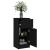 Servante, 2 buc., negru, 30x30x70 cm, lemn prelucrat GartenMobel Dekor