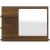 Oglindă de baie, stejar maro, 60x10,5x45 cm, lemn compozit GartenMobel Dekor
