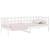 Pat de zi fără saltea, alb, 90x200 cm, lemn masiv pin GartenMobel Dekor
