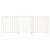 Mască pentru calorifer, alb, 210x21x85 cm, lemn masiv de pin GartenMobel Dekor