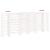 Mască pentru calorifer, alb, 210x21x85 cm, lemn masiv de pin GartenMobel Dekor