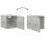 Dulap de perete, gri beton, 40x42,5x40 cm, lemn prelucrat GartenMobel Dekor