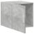 Dulap de perete, gri beton, 40x42,5x40 cm, lemn prelucrat GartenMobel Dekor