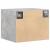 Dulap de perete, gri beton, 50x42,5x40 cm, lemn prelucrat GartenMobel Dekor