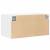 Dulap de perete, alb, 80x42,5x40 cm, lemn compozit GartenMobel Dekor
