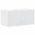 Dulap de perete, alb, 80x42,5x40 cm, lemn compozit GartenMobel Dekor