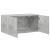 Dulap de perete, gri beton, 80x42,5x40 cm, lemn prelucrat GartenMobel Dekor