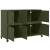Dulap, verde măsliniu, 100,5x39x72 cm, oțel GartenMobel Dekor