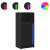Dulap cu LED, negru, 42,5x34x100 cm, lemn prelucrat GartenMobel Dekor