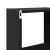 Dulap de perete, 78x18x71 cm, negru, lemn prelucrat GartenMobel Dekor