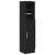Dulap de baie cu suport role, negru, 20,5x22x90 cm GartenMobel Dekor