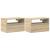 Noptiere de perete, 2 buc., stejar sonoma, 45x26x28,5 cm GartenMobel Dekor